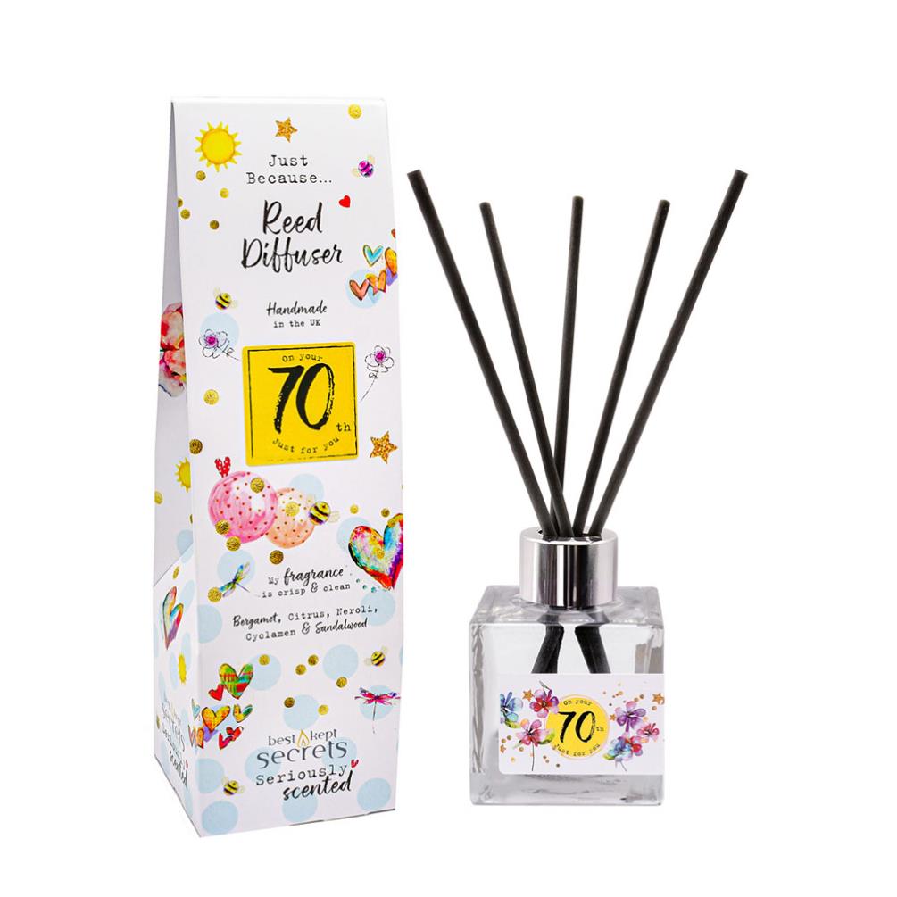 Best Kept Secrets 70th Birthday Sparkly Reed Diffuser - 100ml £13.49